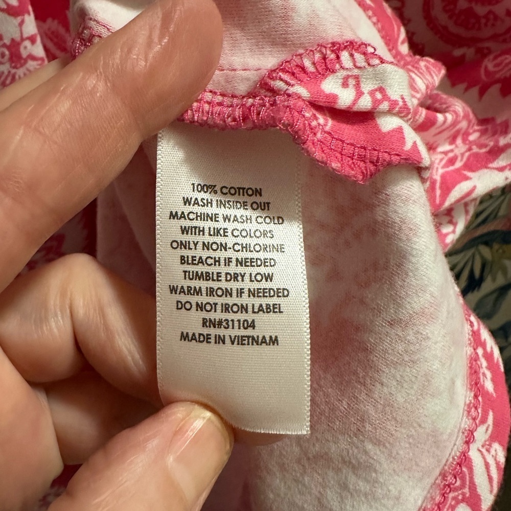 Pink Patterned Women's Top - Picture 4 of 8